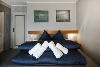 Třílůžkový pokoj s výhledem na hory